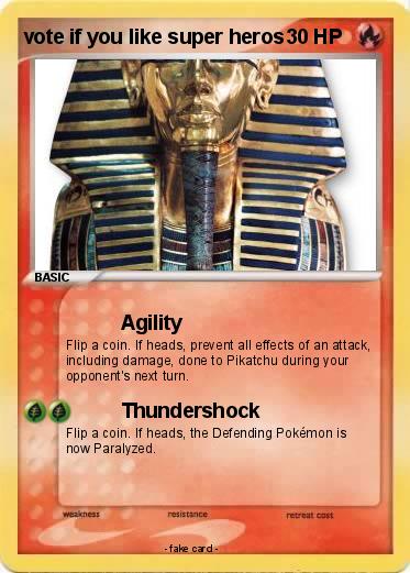 Pokemon vote if you like super heros