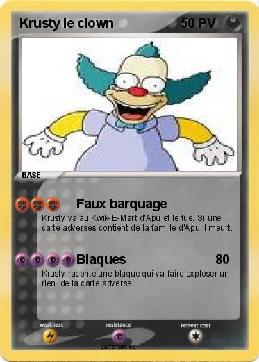 Pokemon Krusty le clown