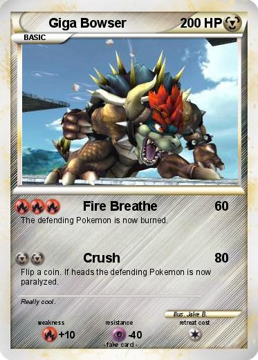 Pokemon Giga Bowser