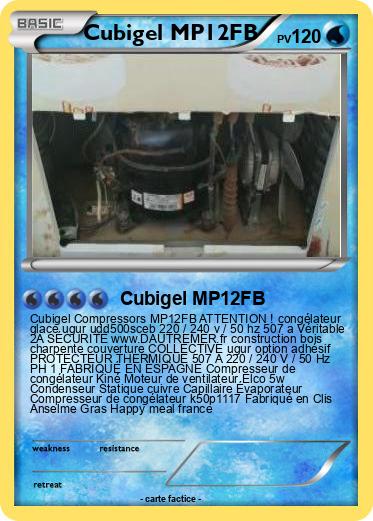 Pokemon Cubigel MP12FB