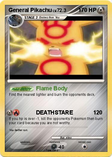 Pokemon General Pikachu