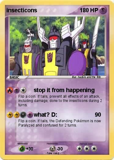 Pokemon insecticons