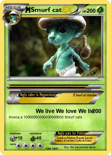 Pokemon Smurf cat