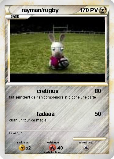 Pokemon rayman/rugby