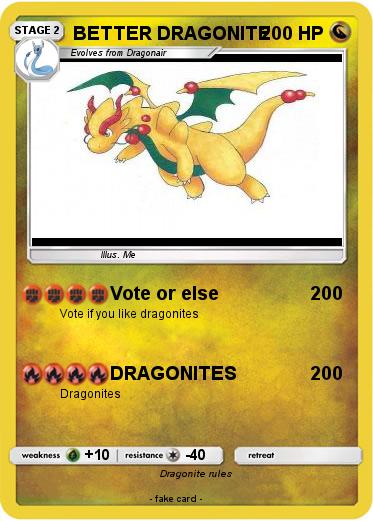 Pokemon BETTER DRAGONITE
