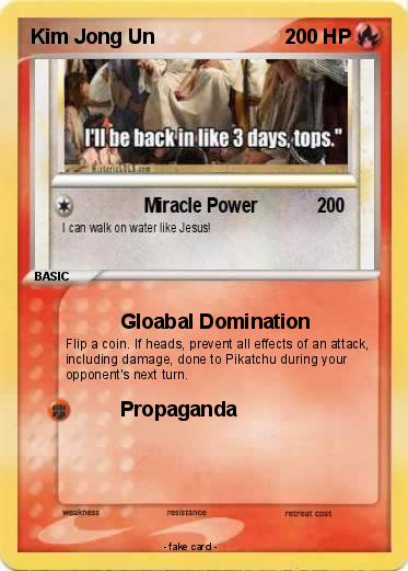 Pokemon Kim Jong Un