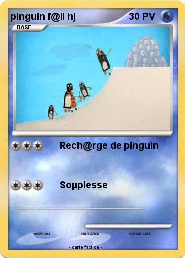 Pokemon pinguin f@il hj