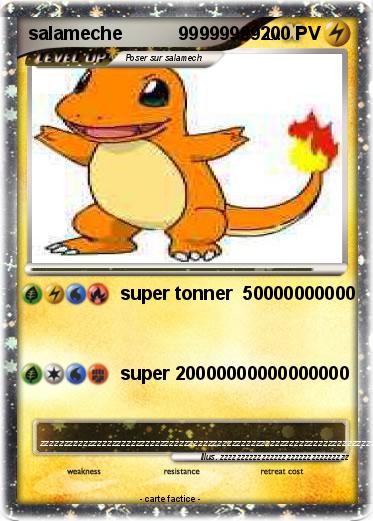 Pokemon salameche           99999999