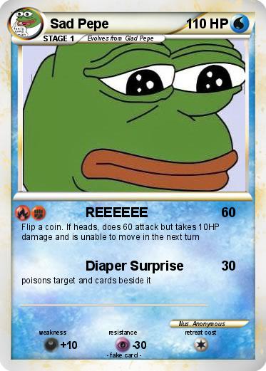 Pokemon Sad Pepe