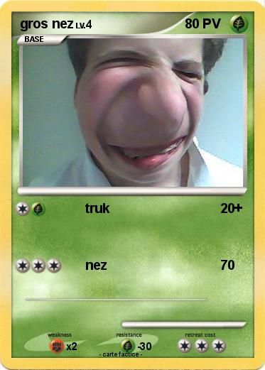 Pokemon gros nez