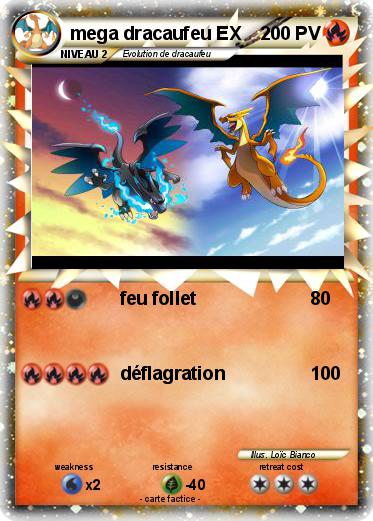 Pokemon mega dracaufeu EX
