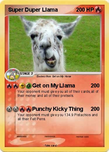 Pokemon Super Duper Llama