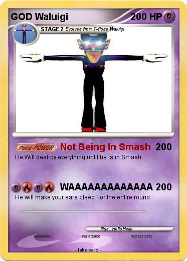 Pokemon GOD Waluigi