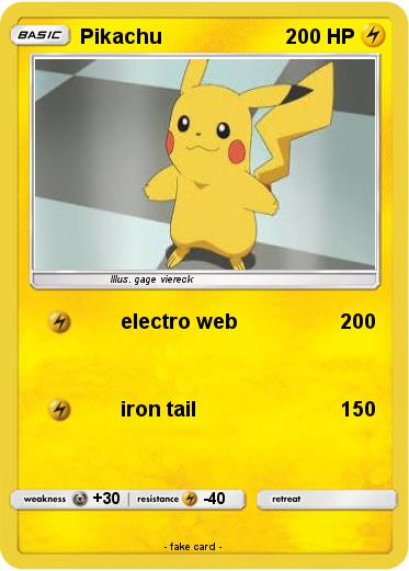 Pokemon Pikachu