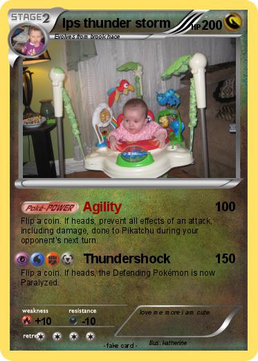 Pokemon lps thunder storm