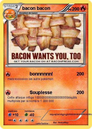 Pokemon bacon bacon
