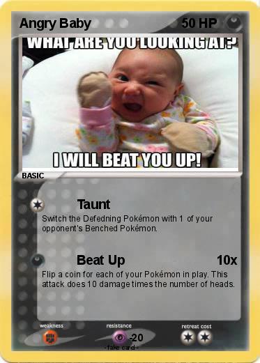 Pokemon Angry Baby