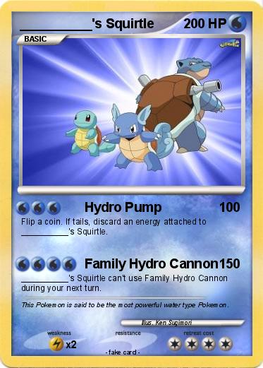 Pokemon __________'s Squirtle