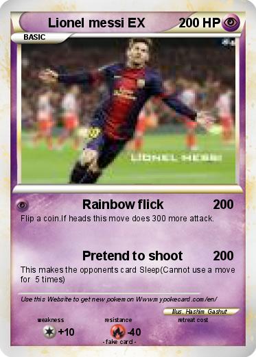 Pokemon Lionel messi EX