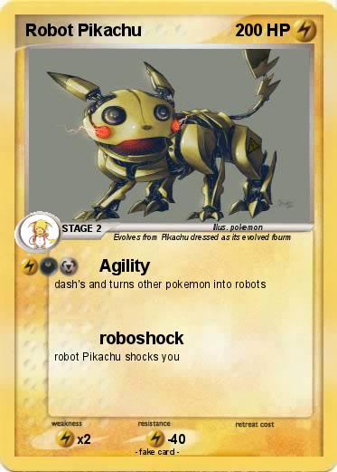 Pokemon Robot Pikachu