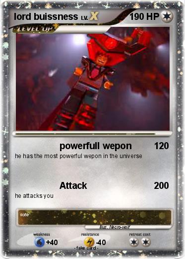 Pokemon lord buissness