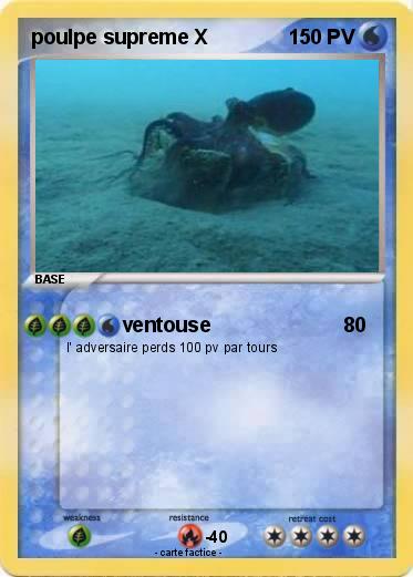 Pokemon poulpe supreme X