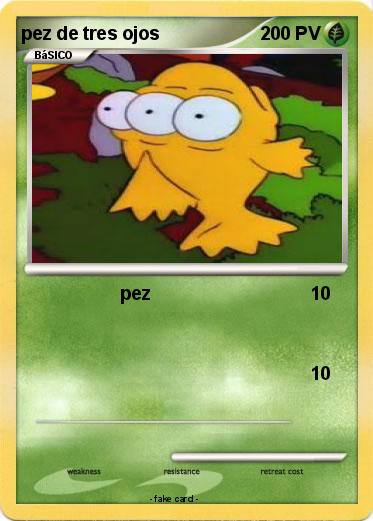 Pokemon pez de tres ojos