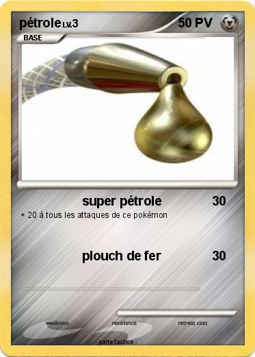 Pokemon pétrole
