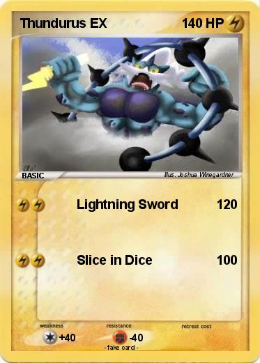 Pokemon Thundurus EX