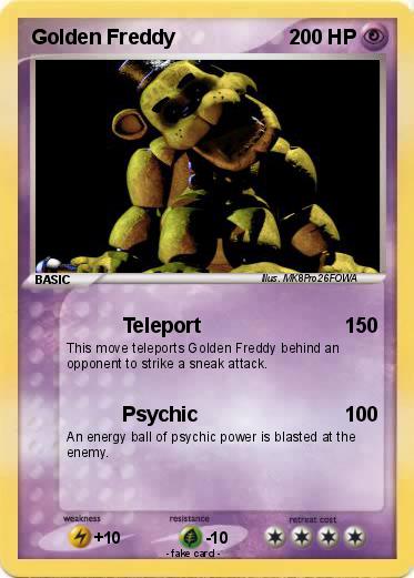 Pokemon Golden Freddy