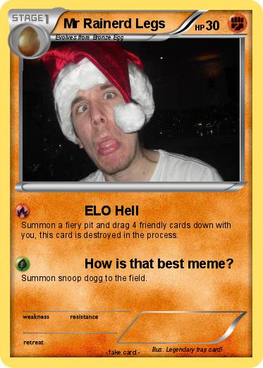 Pokemon Mr Rainerd Legs