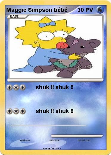 Pokemon Maggie Simpson bébé