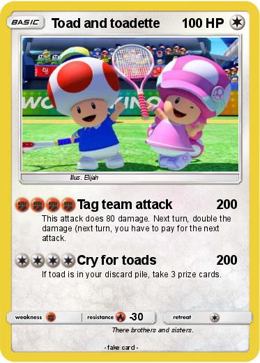 Pokemon Toad and toadette