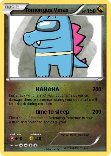 Pokemon Tomongus Vmax
