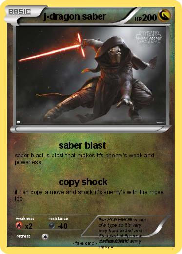 Pokemon j-dragon saber