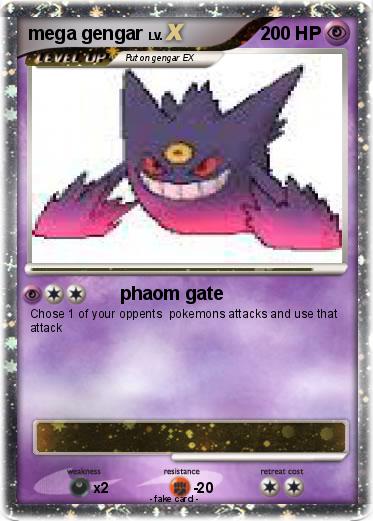 Pokemon mega gengar