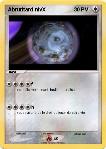 Pokemon Abrutitard nivX