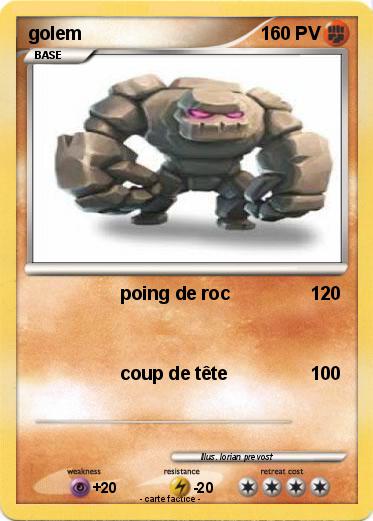 Pokemon golem