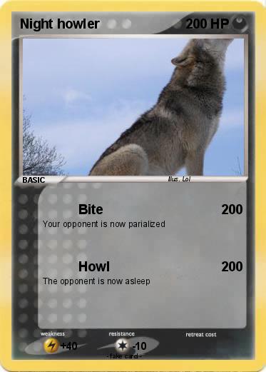 Pokemon Night howler
