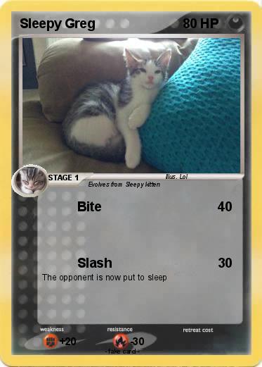 Pokemon Sleepy Greg