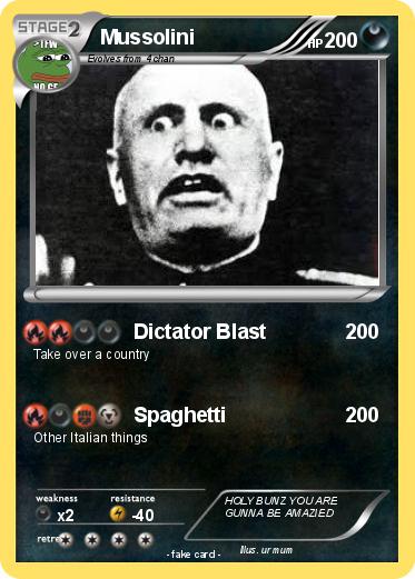 Pokemon Mussolini