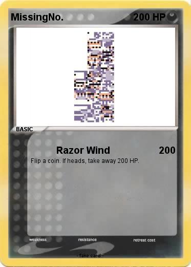 Pokemon MissingNo.
