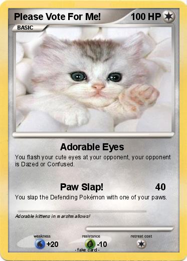 Pokemon Please Vote For Me!