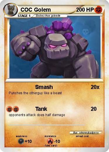 Pokemon COC Golem