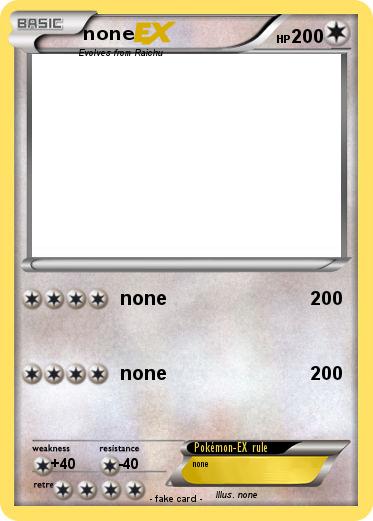 Pokemon none
