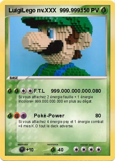 Pokemon LuigiLego nv.XXX  999.999.