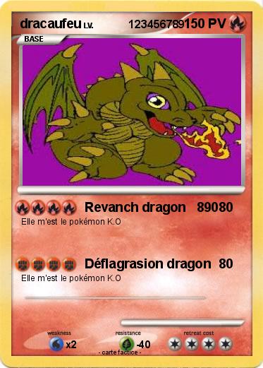 Pokemon dracaufeu