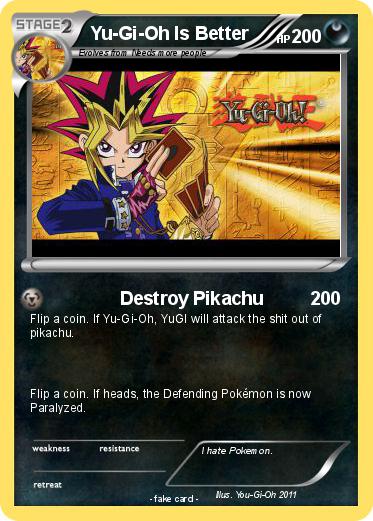 Pokemon Yu-Gi-Oh Is Better
