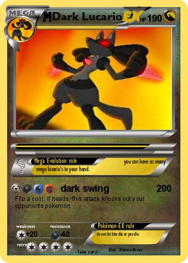 Pokemon Dark Lucario