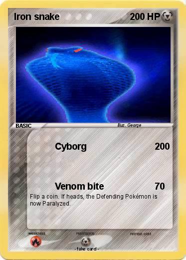 Pokemon Iron snake